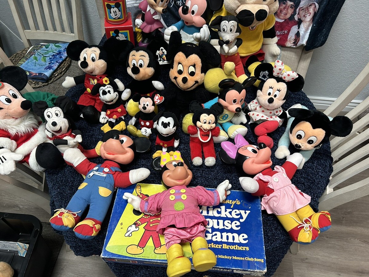 Huge Rare Vintage Mickey and Minnie Mouse Plush Collection lot. | eBay