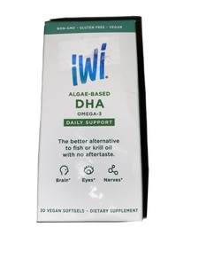 iWi Algae Based Omega 3 EPA +DHA Higher Absorption Fish ...