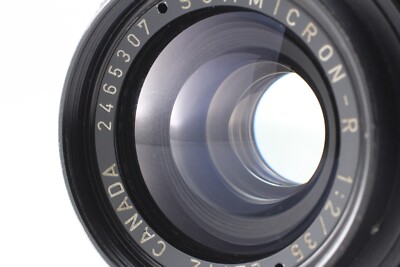 NEAR MINT + Hood] Leica Summicron R 35mm F/2 2Cam R Mount Lens 566