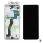 ORIGINAL Display LCD Touch Frame excl. Samsung Galaxy S21 Ultra 5G G998B Sil Cam
