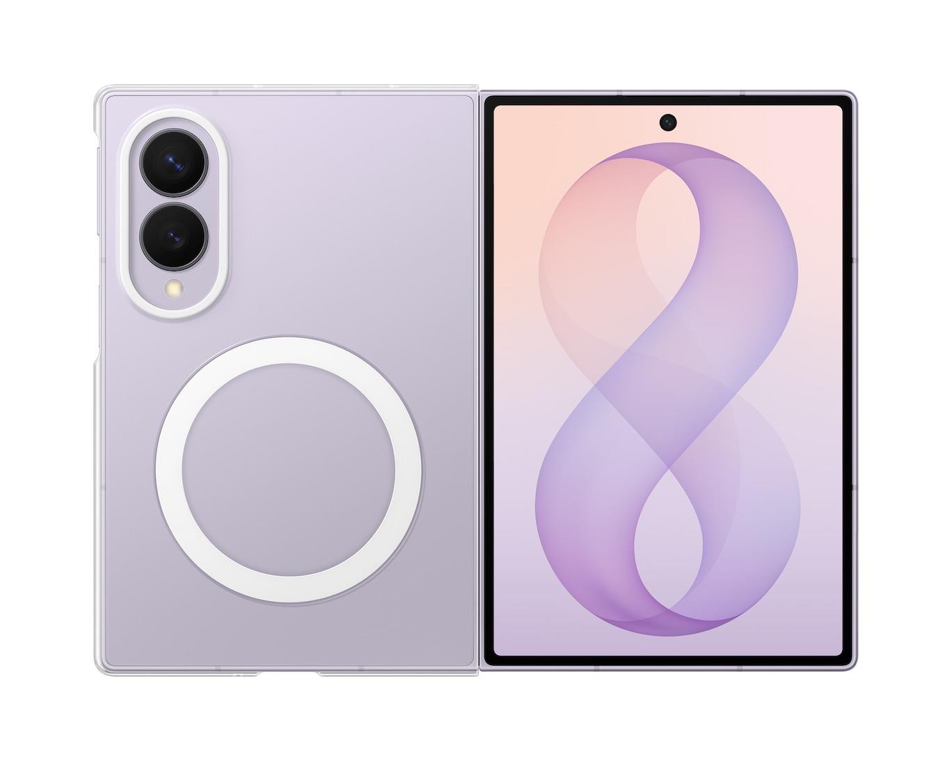 Samsung Galaxy Z Fold 8 7.6"" Clear Case with Magnet - EF-CF971CTEGWW