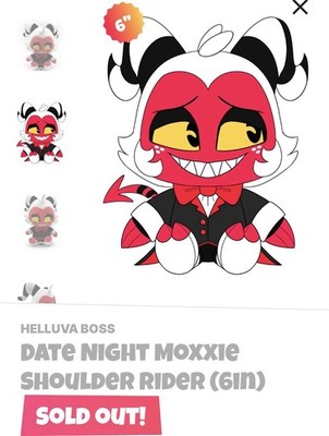 Youtooz * Date Night Moxxie Shoulder Rider * Helluva Boss * 6'' * NEW * Sold Out