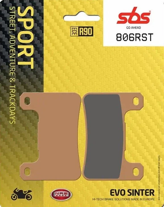 SBS Front Race Brake Pads Suzuki GSXR 600 & GSXR750 2004-2010 Race Sinter 806RST - image 3 of 3