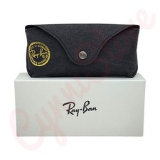 Ray Ban Special Edition Rugged Black Soft Leather Sunglasses Case w/ Cloth  Box