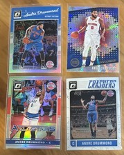 Lot 2016-17 Donruss Optic Andre Drummond Base +All Stars Prizm+ Crashers + Astro