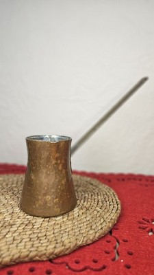 Vintage Türkische Kupfer Messing Kaffeekanne