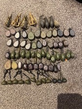 Selection of 64 Weights Korda Fox NGT Fishing Tackle Job Lot
