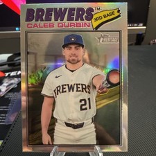 2026 Topps Heritage Caleb Durbin Refractor #109