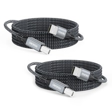 USB Printer Cable 10 Feet 2-Pack, High Speed 2.0 Data Transfer 10 Feet, Grey