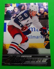 2015-16 Upper Deck Josh Anderson Young Guns Silver Foil Rookie Card RC #217 Mint. rookie card picture