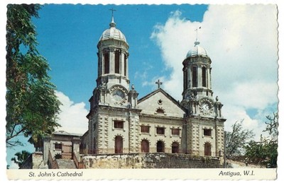 Ansichtskarte  St Johns Cathedral Antigua Karibik