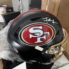 San Francisco 49ers speed flex Autographed Helmet Beckett  Frank Gore ￼4
