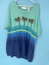 Liz Claiborne Liz wear Jeans Women's Multicolor Knitted Sweater 2XL