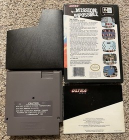 Juego Nintendo NES Mission: Impossible en caja original 1990 en caja original - &iexcl;Probado/Funciona!