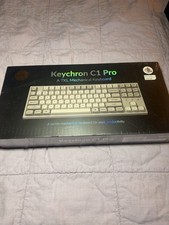 Keychron C1 Pro TKL Mechanical Keyboard Wireless, 80 Layout, K Pro Red Switch