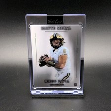 Wild Card Matte Metal Diego Pavia Football Card 2026 Rookie Serial Numbered 5/5
