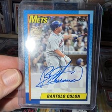 2023 Topps Archives - 1990 Fan Favorite Autographs Bartolo Colon #90FF-BC 🔥🔥