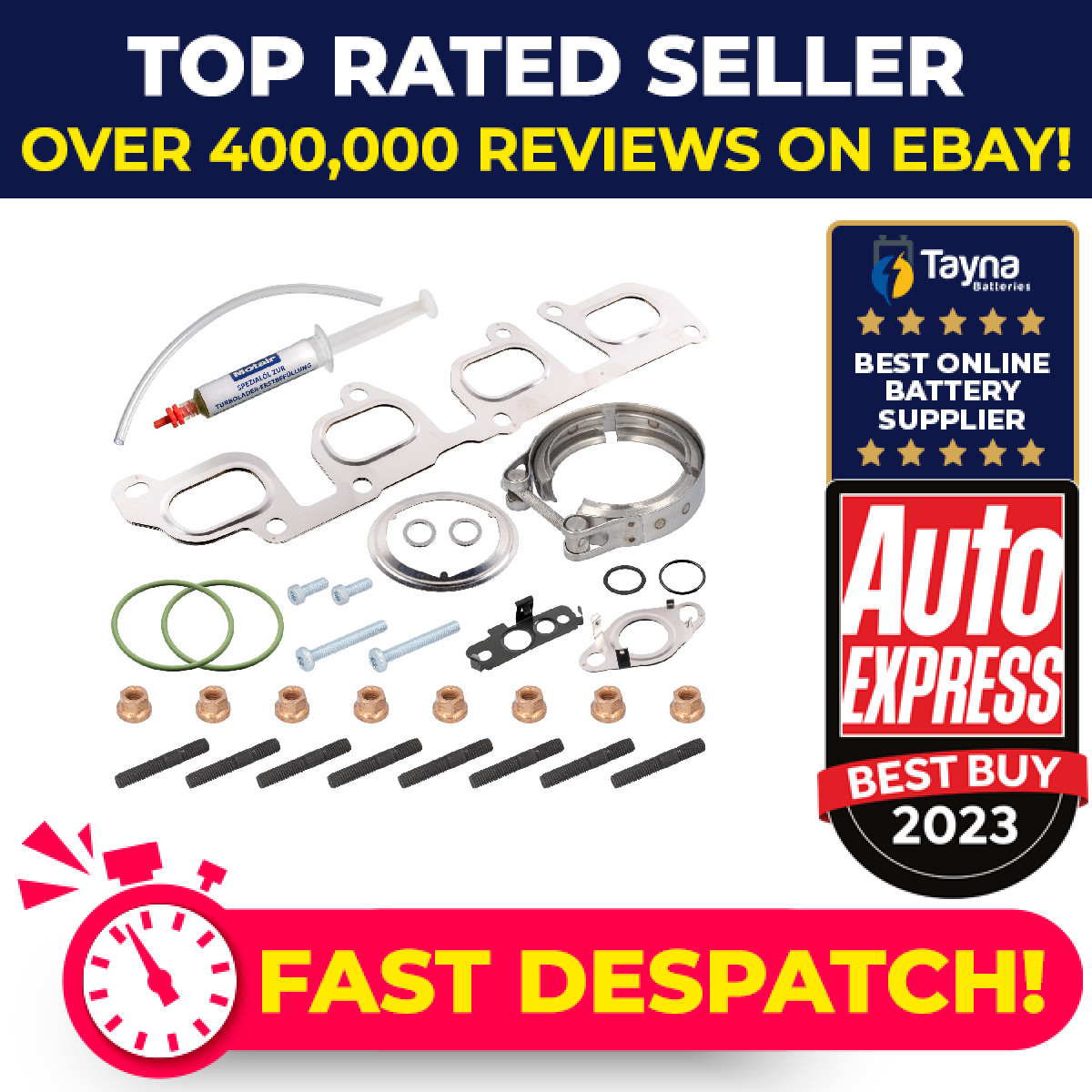 Mounting Kit, charger fits VW AMAROK 2.0D 2010 on 03L253039G 3L253039G Febi New