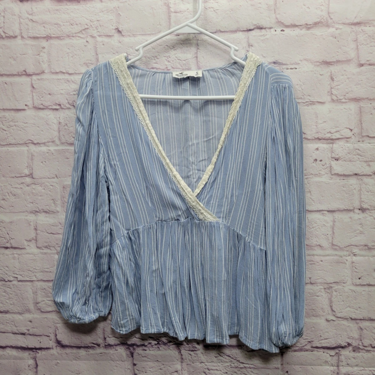 25+ Hollister Regular Size Striped Tops for Women for sale