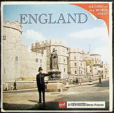 England 3d View-Master 3 Reel Packet - 21 Full Color 3d Images