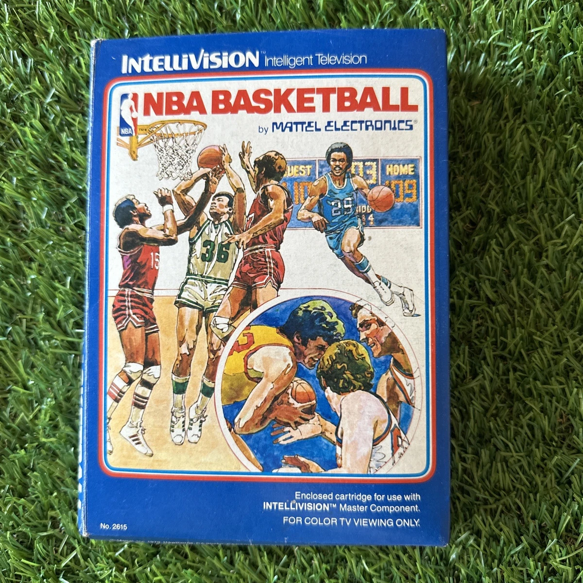 Jeu Mattel Intellivision Basketball - Complet - État Correct, Opérationnel