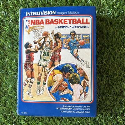 Vintage INTELLIVISION NBA BASKETBALL Game FCTVO EARLY RELEASE BOXED HTF 1979