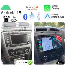 2G+64G Apple CarPlay Android 15 Autoradio Navi Für Skoda Octavia 2 1Z3 1Z5 KAM