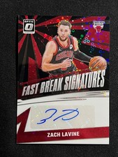1of1 2024-25 Panini Donruss Optic Zach LaVine 1/1 Auto Chicago Bulls Fast Break