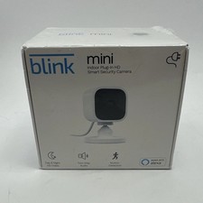 Blink Mini Indoor Plug-In Live HD Smart Security Camera New in Box Sealed