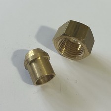 Solder Olive/Nipple and Gland Nut for Copper Pipe 3/8” BSP x 3/8” Tube