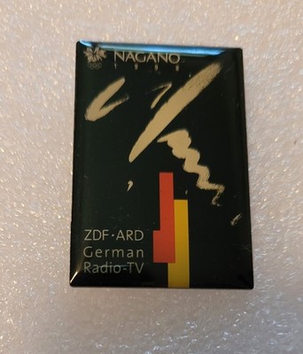 NAGANO  1998 OLYMPIC ZDF-ARD GERMAN RADIO-TV MEDIA  PIN