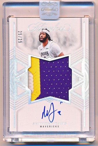 2024-25 Flawless Anthony Davis Star Swatch Signatures Patch Auto #SSSADL (25/25)