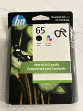 HP 65 T0A36AN Black Tri-color Original Ink Cartridges 5/2027