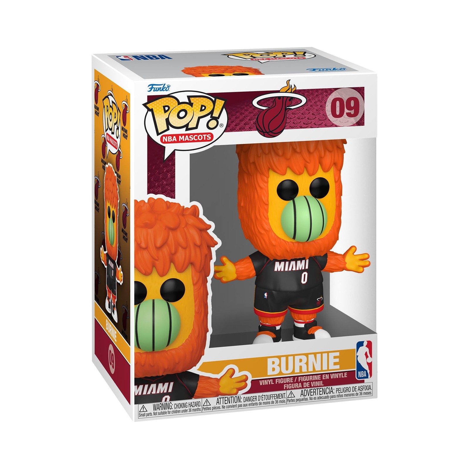 Funko Pop! NBA: Mascots - Miami - Burnie the Fireball - NBA Mascots - Collectabl