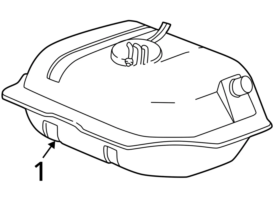 SE ADAPTA A GMC CHEVROLET S10 BLAZER S15 1986-1995 TANQUE JIMMY ASM 15659269 - NUEVO OEM Foto 4 de 4