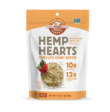 Manitoba Harvest Hemp Hearts 16 oz, Shelled Hemp Seeds, Protein, Omega 3&6, Glut