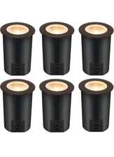 [6 Pack] CLOUDY BAY 9W LED Landscape In Ground Well Lights 12V 24V