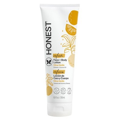 The Honest Company Face & Body Lotion Citrus Vanilla 8.5 Fl Oz