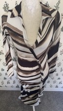 Womens Boohoo Chocolate Brown Midi Evening Dress Size 10