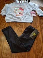 Girls Hello Kitty Sweatshirt And Leggins Size 4/5 New