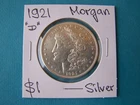 US COINS 1921 YEAR "D" MORGAN DOLLAR NICE SILVER COIN.