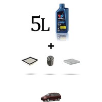 Hoffcar Wartungsset 3 Filter Und 5L ÖL FüR Chrysler Voyager (Rg) 3.3 128Kw