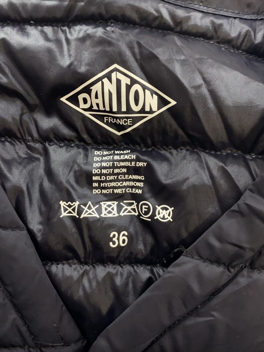 DANTON V-Neck Inner Down Long Down Jacket, Size 3… - image 3