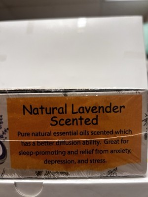 USKICH Scented Candles Lavender Lemon Botanical Decorative Wax 4 Pack
