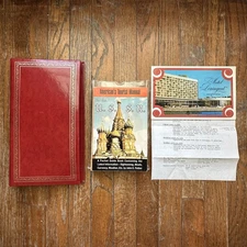 USSR Trip Vacation Album Photos SOVIET CCCP RUBLE 1961 Bag Tag BEER Postcard Lot