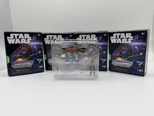 Star Wars Micro Galaxy Squadron Endor Speeder Bike with Leia Organa Lot Of 4