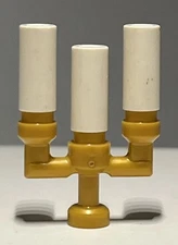 LEGO 73117 Pearl Gold Minifigure, Utensil Candlestick / Candelabra (x1)