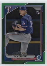 2024 Bowman Chrome Green Refractor 93/99 Jack Leiter #70 1d59