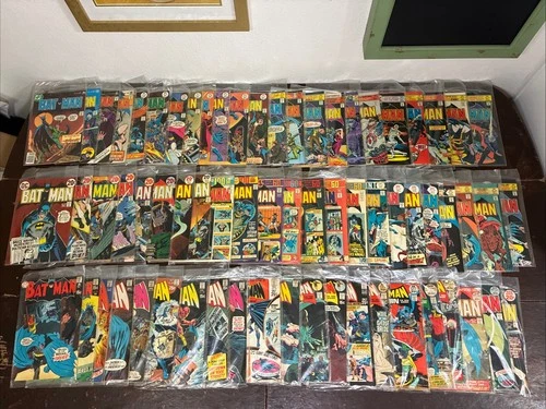 RARE DC Comics Lot of 67 Batman Bronze Age Comic Books Vintage Collectors Bundle