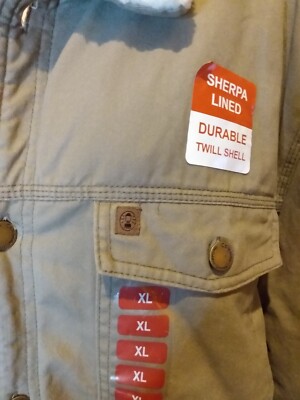 NEW Coleman Sherpa Lined Durable Tear Resistant Twill